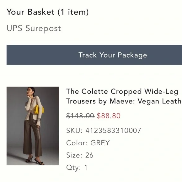 The Collette Cropped wide leg by Maeve - Picture 6 of 6